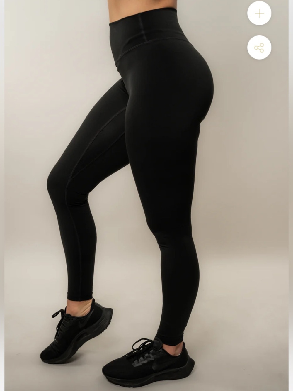 Til You Collapse High Waist Heart Booty Intensity Leggings in Black